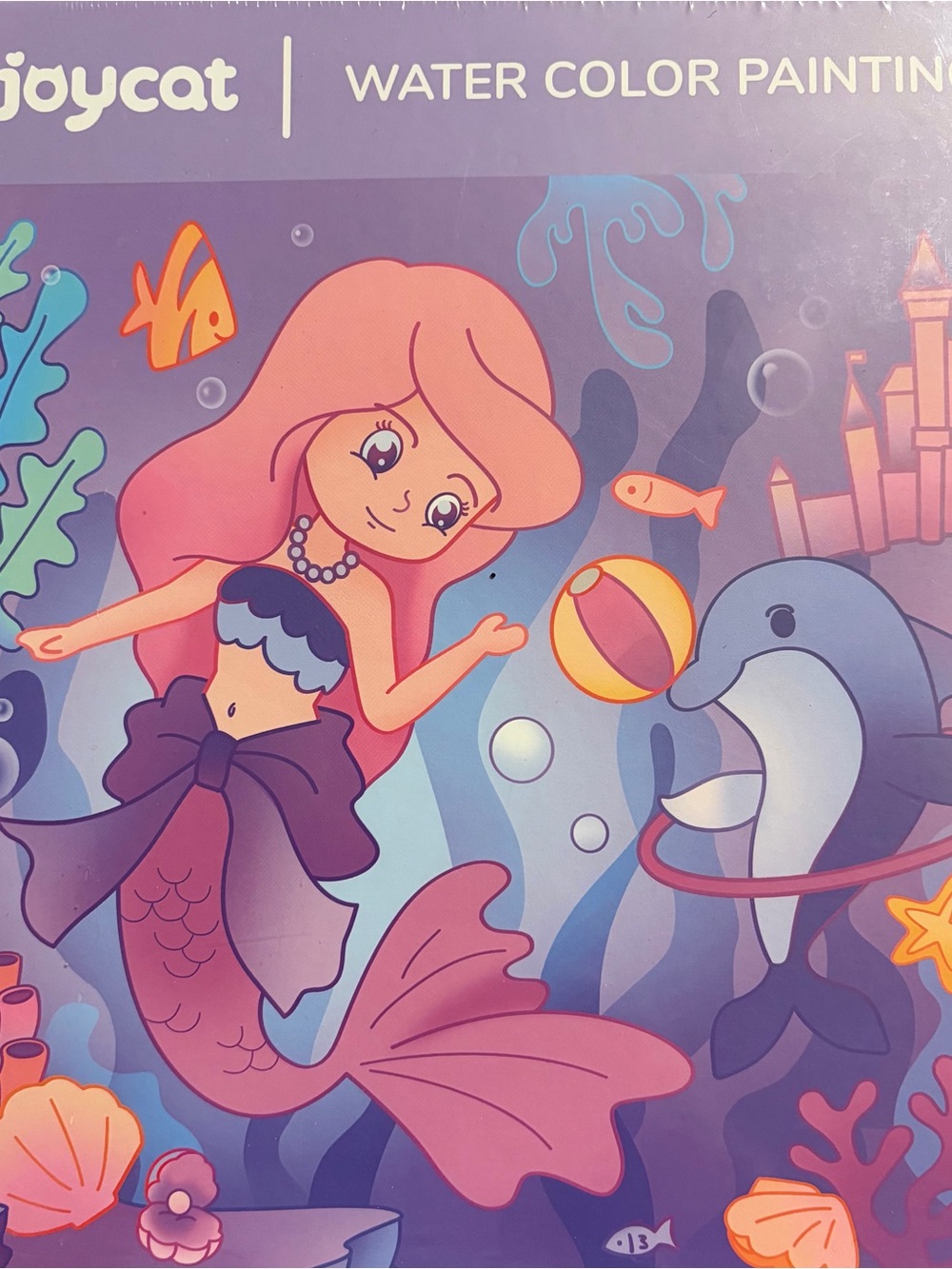 Joycat Kids Mermaid Watercolor Painting Book